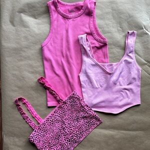 No Boundaries Pink and Purple Tank Tops